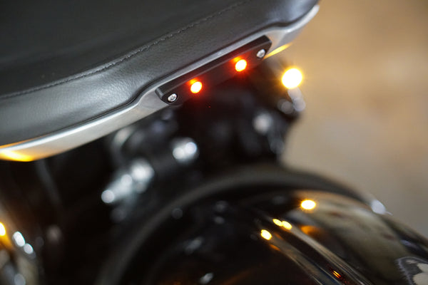 Triumph Bobber Machined Rear Seat Brake Kit - Kellermann Atto Integral LED's