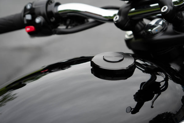 Triumph Locking Machined Low Profile Gas Cap - Brogue Moto