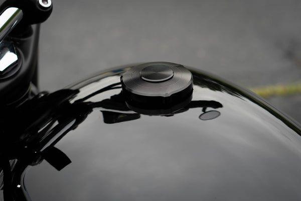 Triumph Locking Machined Low Profile Gas Cap - Brogue Moto