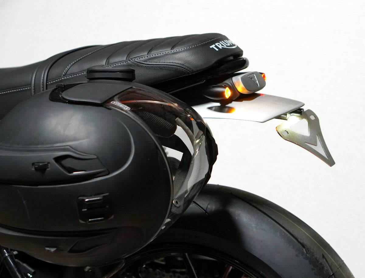 GUAIMI Motorcycle Helmet Lock Anti-Theft Helmet Security Lock Compatible  with Twins Bonneville Thruxton Scrambler-Black