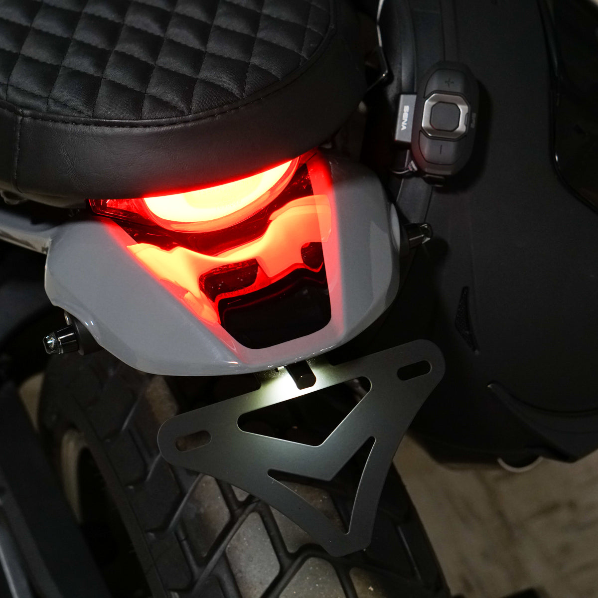 Number Plate Holder Compatible With Ducati Scrambler Full Throttle Tail Tidy Zaddox KH4RD ✓ Upgrade Your Ride Now