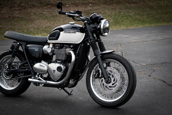 Short Aluminum Front Fender for Triumph Bonneville | 2016+ T100, T120, Street Twin, Street Scrambler