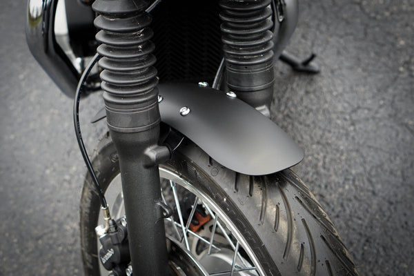 Short Aluminum Front Fender for Triumph Bonneville | 2016+ T100, T120, Street Twin, Street Scrambler
