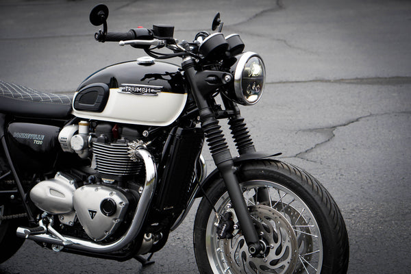 Short Aluminum Front Fender for Triumph Bonneville | 2016+ T100, T120, Street Twin, Street Scrambler
