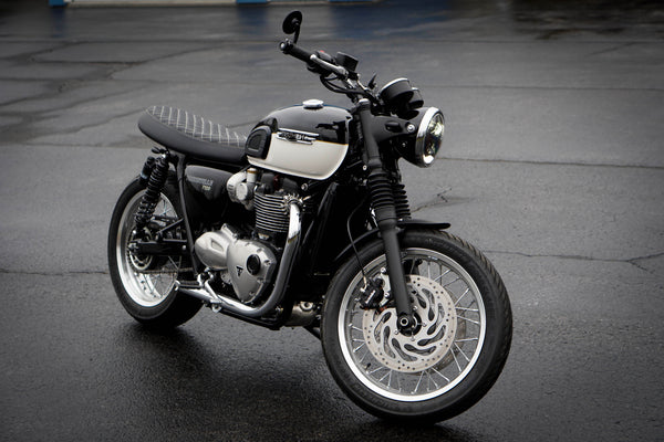 Short Aluminum Front Fender for Triumph Bonneville | 2016+ T100, T120, Street Twin, Street Scrambler