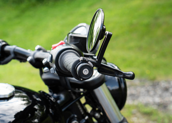 Brogue Moto 3" Convex Classic Bar-End Mirror – Fits 1" & 7/8" Handlebars