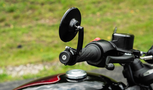 Brogue Moto 3" Convex Classic Bar-End Mirror – Fits 1" & 7/8" Handlebars