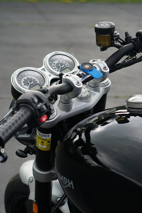 Triumph Speed Twin - Quad Lock Handlebar Machined Top Clamp Mount - Brogue Moto
