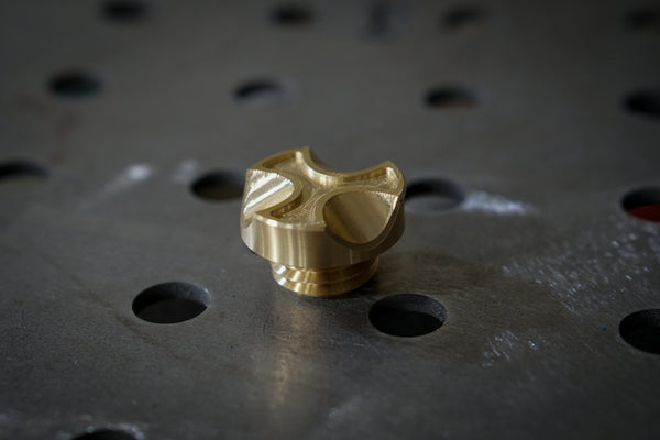 Triumph Machined Brass Oil Filler Cap 