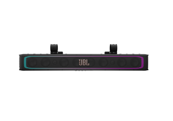 JBL Rallybar XL Powered 35 Inch Bluetooth Soundbar with LED Lighting ED Lighting (Black)