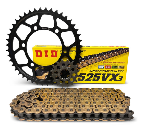 Superlite / 525 DID Premium Chain, Front & Rear Sprocket Kits - 2017+ - Triumph Bobber & Speedmaster