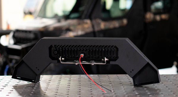 Polaris Ranger XP 1000 (2025+) Upper Bumper Guard with Integrated LED Light Bar and Side Lighting System - Brogue UTV