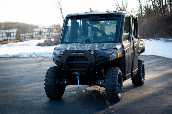 Polaris Ranger XP 1000 (2025+) Upper Bumper Guard with Integrated LED Light Bar and Side Lighting System - Brogue UTV