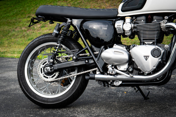 Triumph T100 & T120 Billet Exhaust Tips (2021+) | Brogue Motorcycles | Pre-Order Ships 6/24