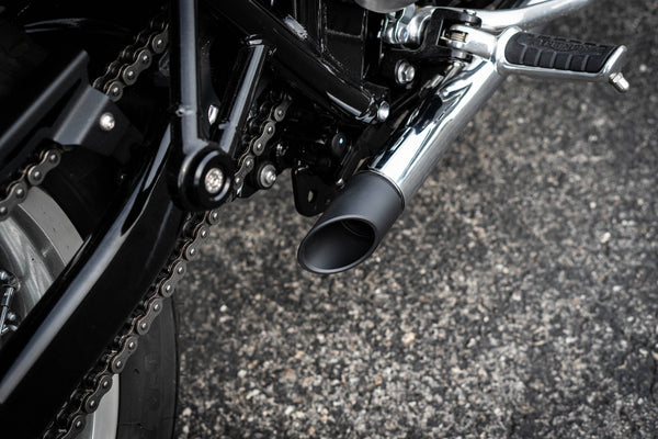 Triumph T100 & T120 Billet Exhaust Tips (2021+) | Brogue Motorcycles | Pre-Order Ships 6/24