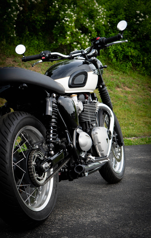 Triumph T100 & T120 Billet Exhaust Tips (2021+) | Brogue Motorcycles | Pre-Order Ships 6/24