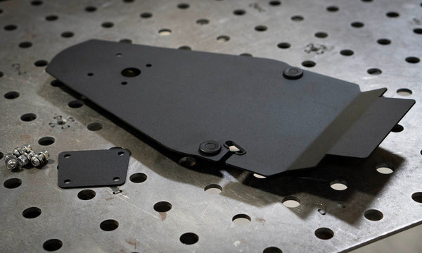 Fender Eliminator + Side Axle Mount License Plate Complete Kit – T100 / T120 / Street Cup / Street Twin /  Street Scrambler - Brogue Moto