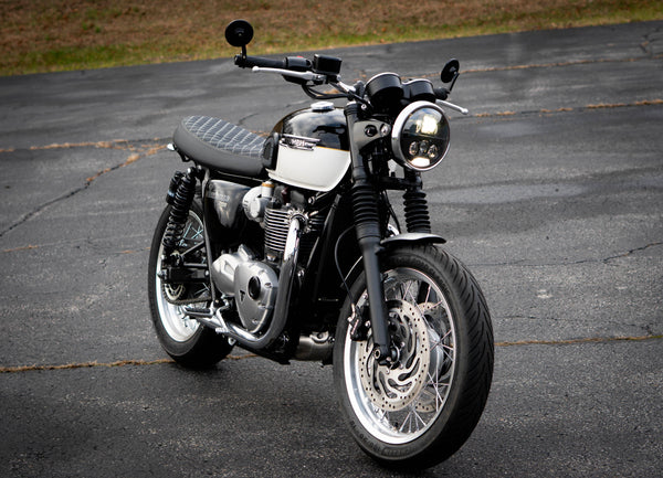 Triumph Modern Classic JW Speaker 7" - 8780 EVO S LED Headlight Kit - 2016+ Thruxton - Scrambler - Bonneville T100 - T120 - Speed Twin - Street Twin