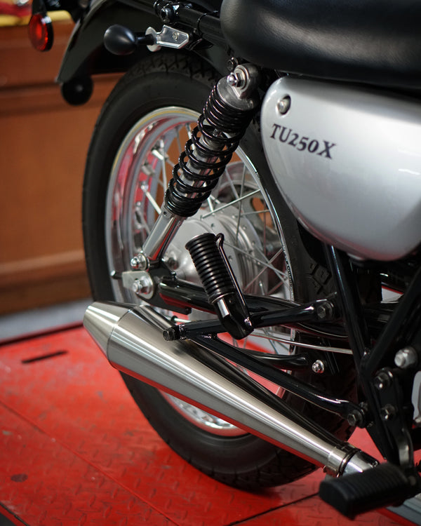 Suzuki TU250 Muffler Kit (Pre-Order EST June 15, 2024)