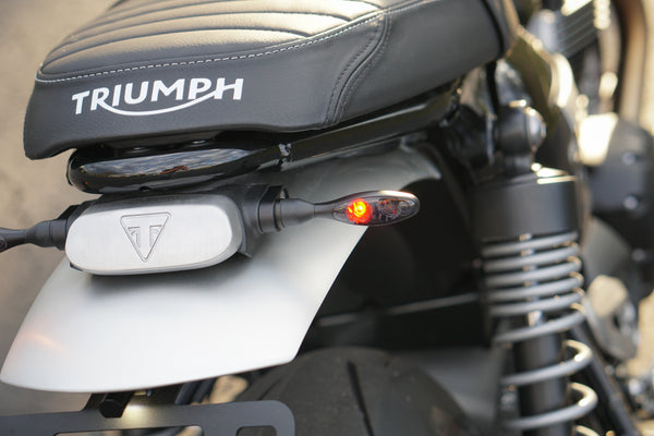 Triumph Speed Twin 1200 Plug & Play Kellermann Micro 1000 DF Dark 3-IN-1 Rear Turn Signal Kit - 2019+Triumph Speed Twin 1200 Plug & Play Kellermann Micro 1000 DF Dark 3-IN-1 Rear Turn Signal Kit - 2019+