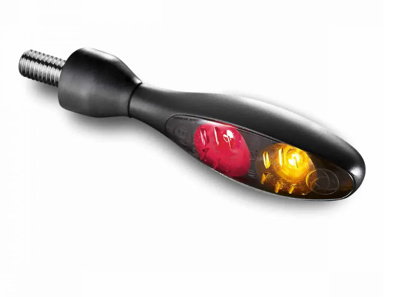 Triumph Speed Twin 1200 Plug & Play Kellermann Micro 1000 DF Dark 3-IN-1 Rear Turn Signal Kit - 2019+