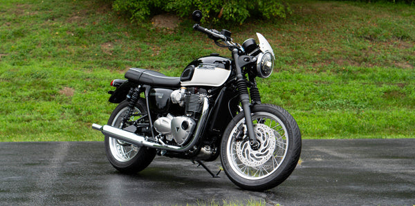 Triumph Bar End Finishers & Mirror Kits - Slim-Line - 1” Handlebar Triumph Models – Bobber, Speedmaster, T100 & T120
