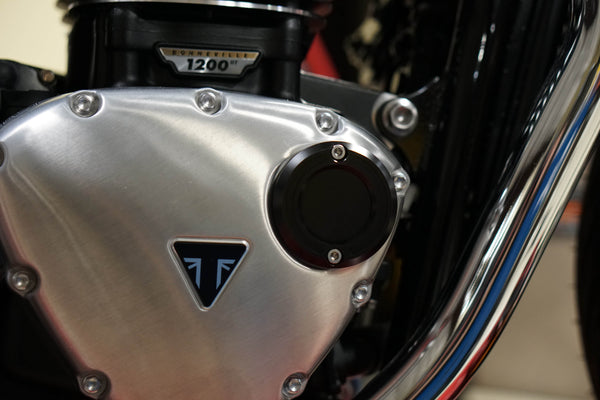 Triumph Machined Point ACG Cover - Right Hand Cover - Brogue Moto