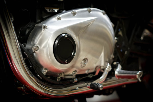 Triumph Machined Clutch Cover - Left Hand Cover - Brogue Moto