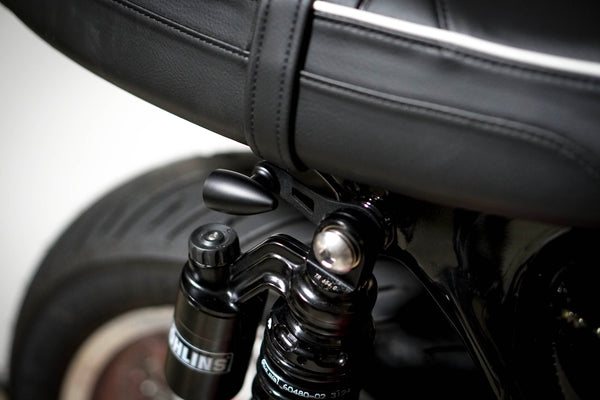 Triumph Rear Shock Mount Turn Signal Brackets (bent & straight) - Brogue Moto