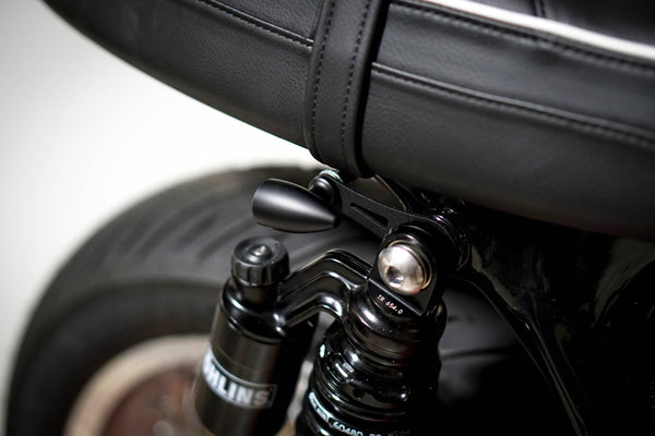 Triumph Rear Shock Mount Turn Signal Brackets (bent & straight) - Brogue Moto