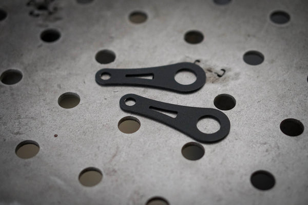 Triumph Rear Shock Mount Turn Signal Brackets (bent & straight) - Brogue Moto