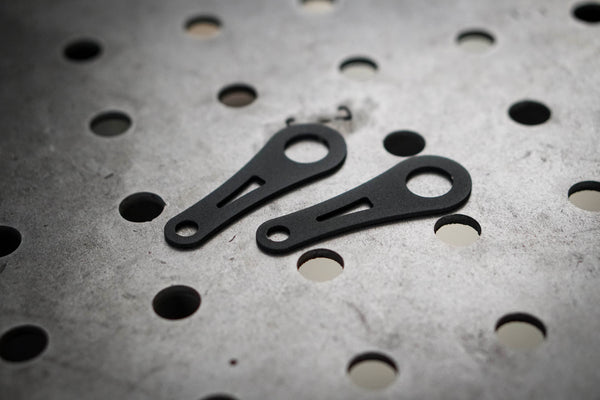 Triumph Rear Shock Mount Turn Signal Brackets (bent & straight) - Brogue Moto