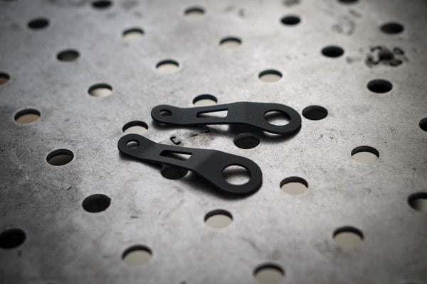 Triumph Rear Shock Mount Turn Signal Brackets (bent & straight) - Brogue Moto