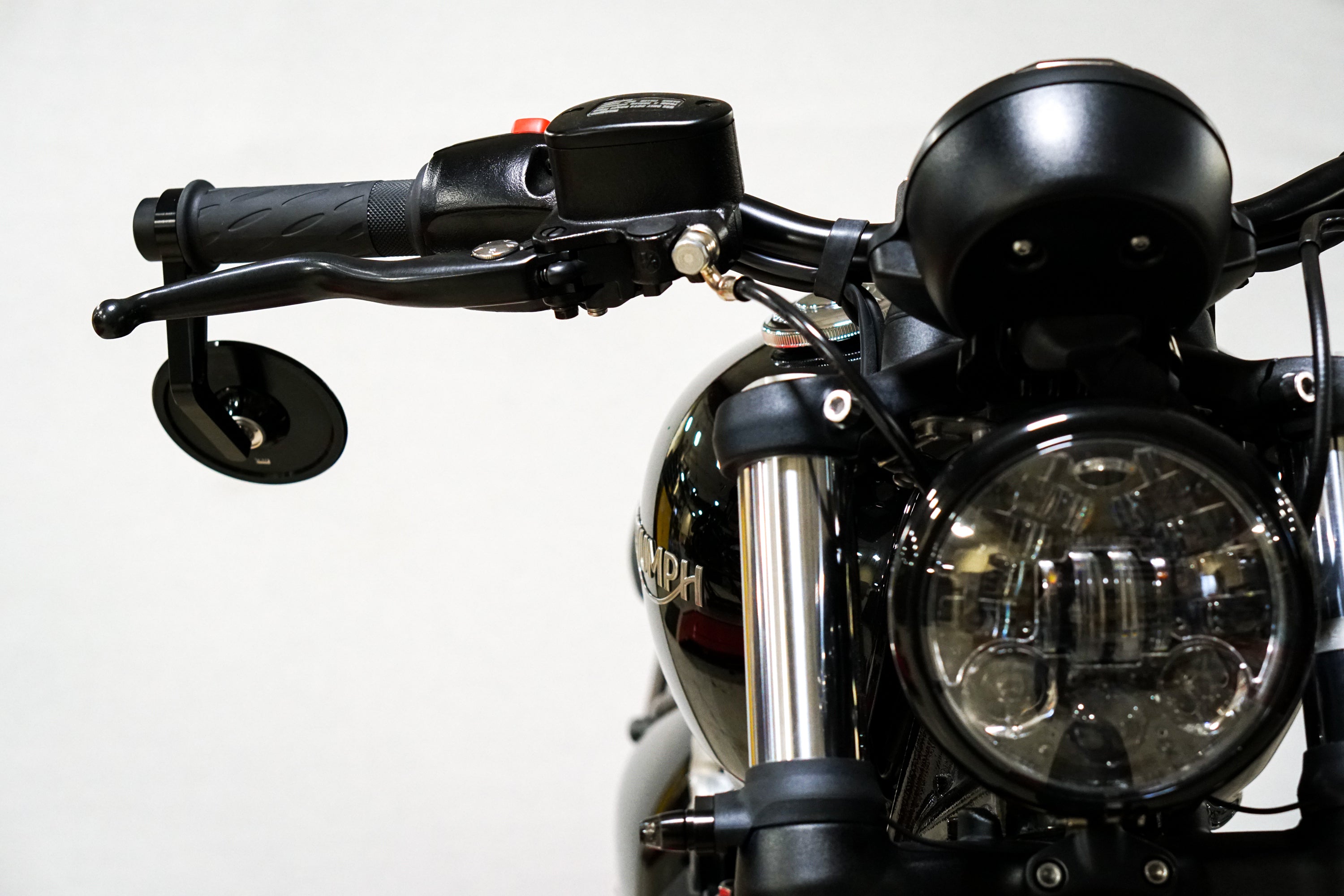 Motorcycle mirrors under handlebars deals