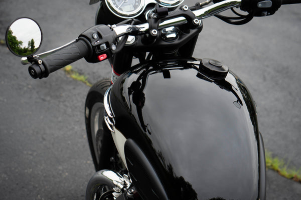Triumph Bar End Finishers & Mirror Kits - Slim-Line - 1” Handlebar Triumph Models – Bobber, Speedmaster, T100 & T120