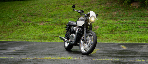 Triumph Bar End Finishers & Mirror Kits - Slim-Line - 1” Handlebar Triumph Models – Bobber, Speedmaster, T100 & T120