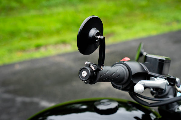 Triumph Bar End Finishers & Mirror Kits - Slim-Line - 1” Handlebar Triumph Models – Bobber, Speedmaster, T100 & T120