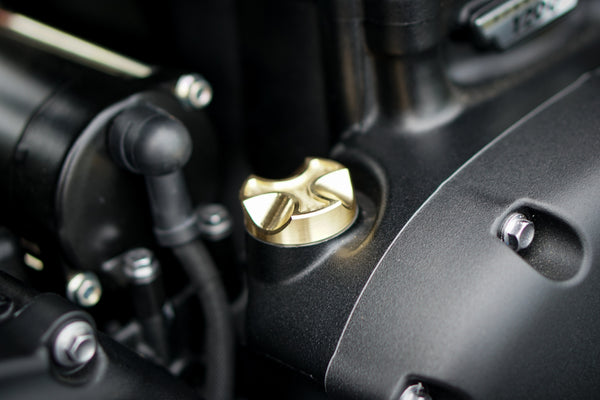 Triumph Machined Brass Oil Filler Cap 