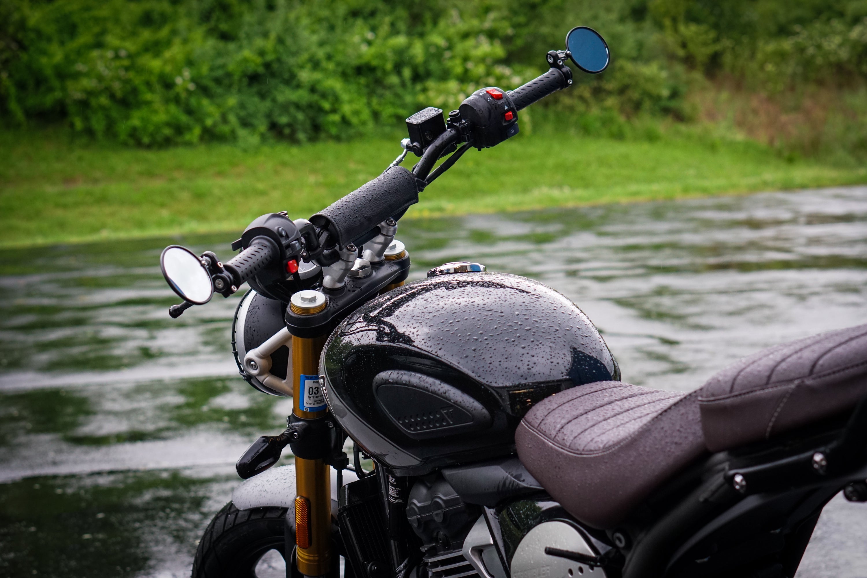 Triumph Speed 400 & Scrambler 400 X Bar End Mirror Kits – Brogue