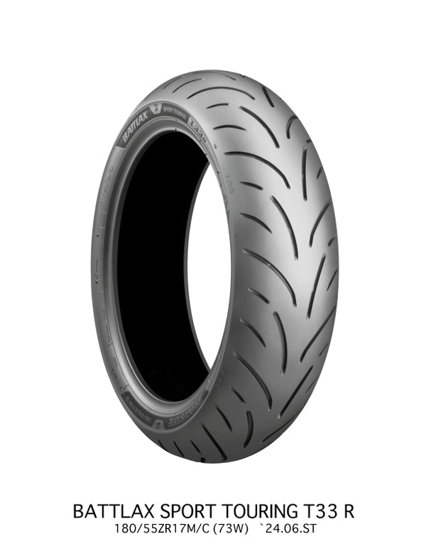 Bridgestone  Battlax Sport Touring T33R Tire - 190/55ZR17 M/C 75W TL Rear