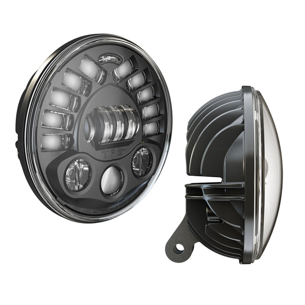 7″ Pedestal LED Motorcycle JW Speaker Headlight Unit – Model 8791 Adaptive 2 - DOT/ECE - 0555071