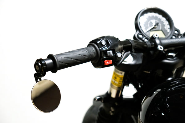 Triumph Bar End Finishers & Mirror Kits - 1” Handlebar Triumph Models – Bobber, Speedmaster, T100 & T120