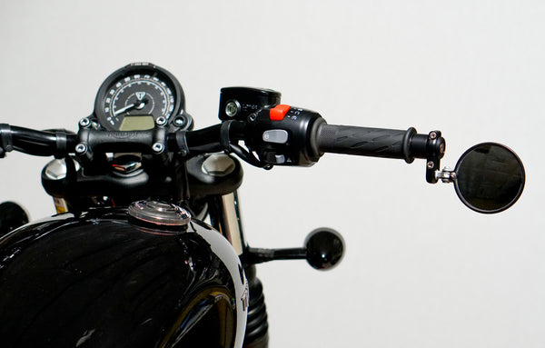 Triumph Bar End Finishers & Mirror Kits - 1” Handlebar Triumph Models – Bobber, Speedmaster, T100 & T120