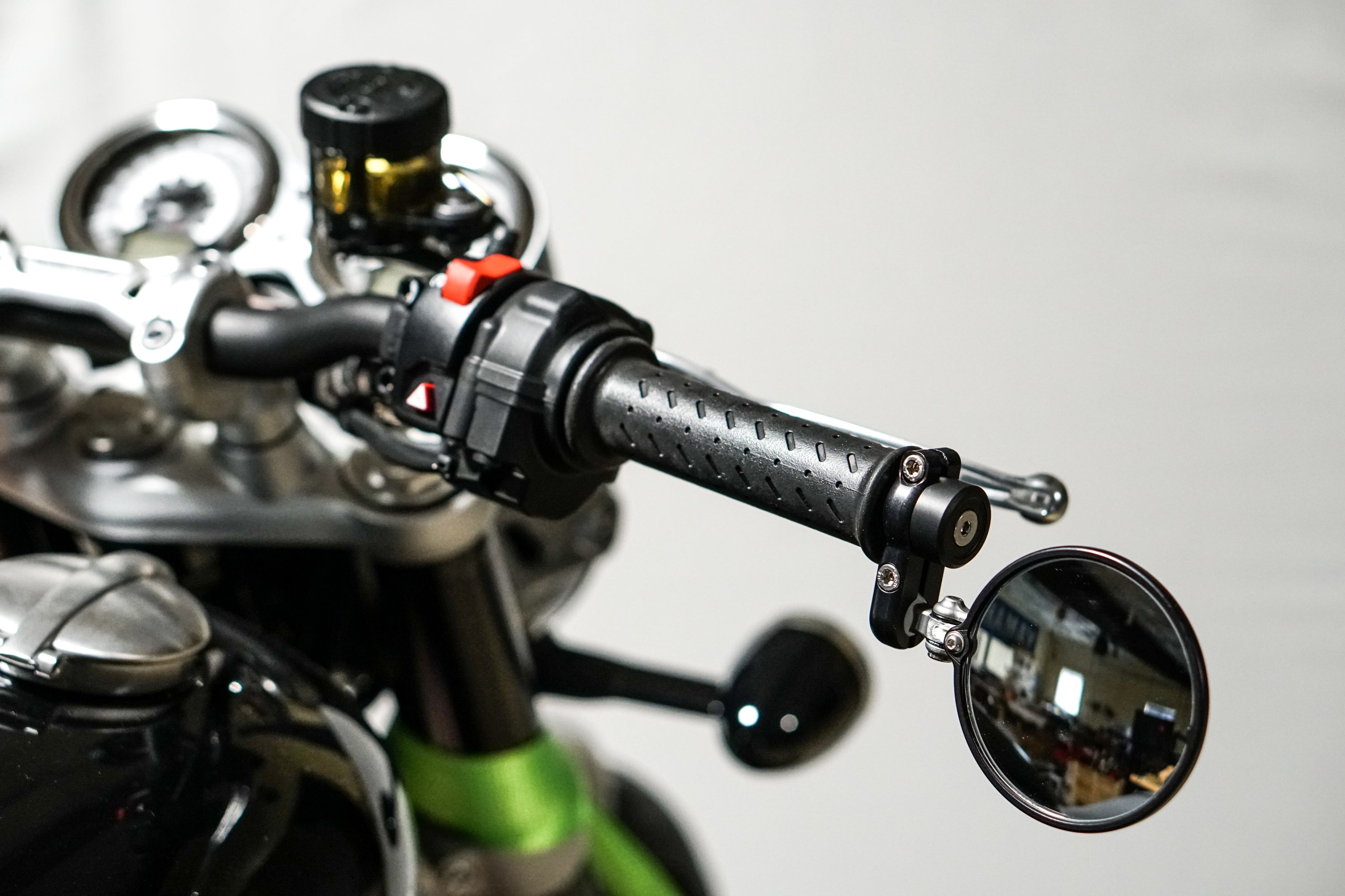 Triumph bar end finishers deals
