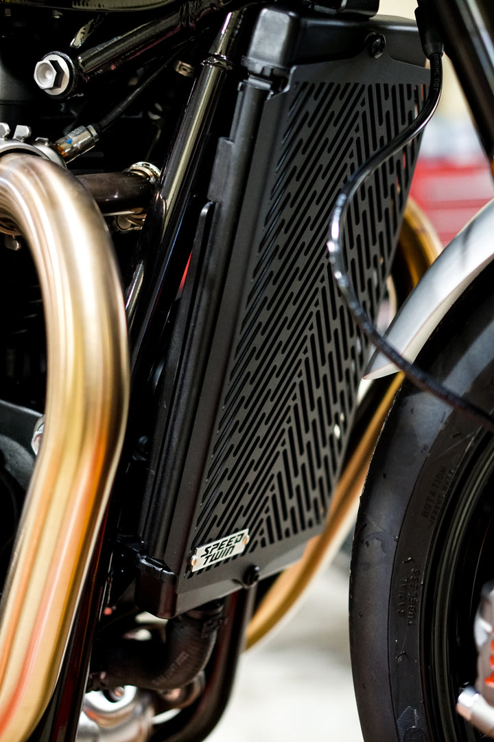 Triumph Radiator Guard - 2016+ Triumph Speed Twin, Thruxton R / 1200 ...