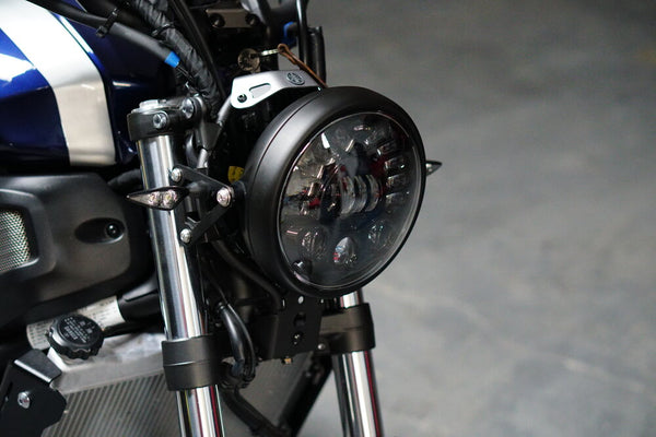 XSR700 7" LED Shallow Bucket Headlight Kit